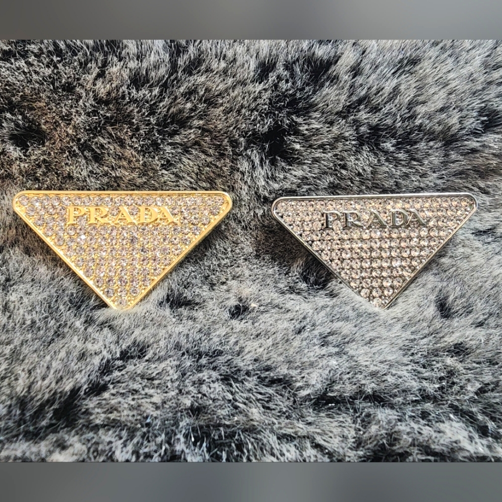 Prada Bling Pin Brooch